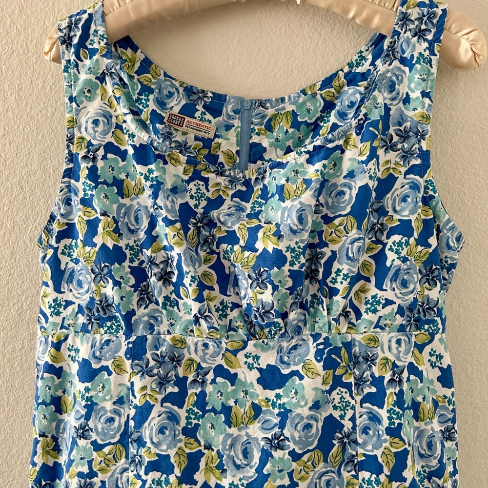 Faded Glory Blue Floral Dress